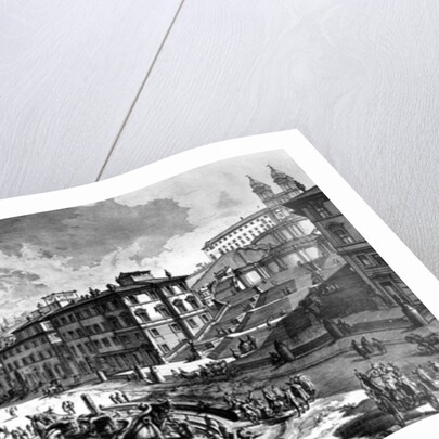View of the Piazza di Spagna by Giovanni Battista Piranesi