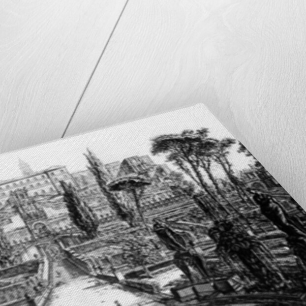 View of the Villa d'Este in Tivoli by Giovanni Battista Piranesi