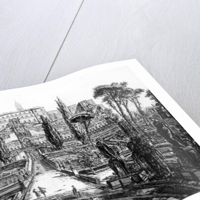 View of the Villa d'Este in Tivoli by Giovanni Battista Piranesi