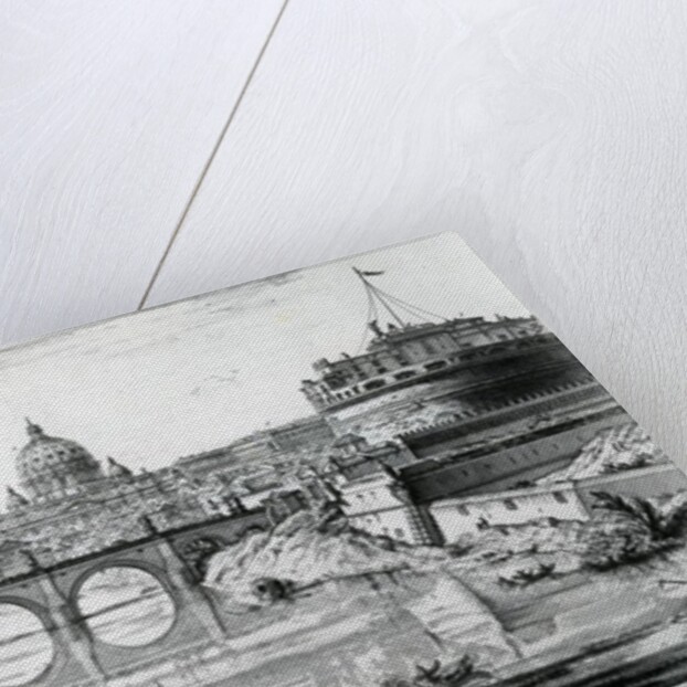 View of the Bridge and Castel Sant'Angelo by Giovanni Battista Piranesi