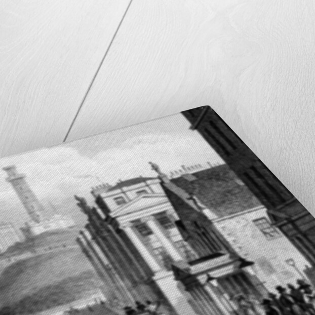 Waterloo Place, The National and Nelson's Monuments and Calton Hill, Edinburgh by Thomas Hosmer Shepherd