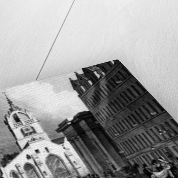 St. Gile's Church, County Hall and the Lawn Market, Edinburgh by Thomas Hosmer Shepherd