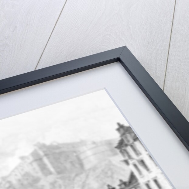 The Castle from the Grass Market, Edinburgh, etched by George Cooke and Henry Le Keux, 1820 by Augustus Wall (after) Callcott