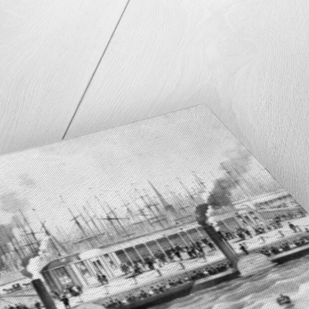 George's Landing Stage, Pier Head, Liverpool, c.1855 by English School