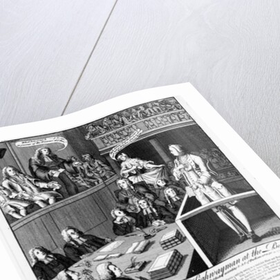 James Macleane the Gentleman Highwayman at the Bar, 1750 by English School