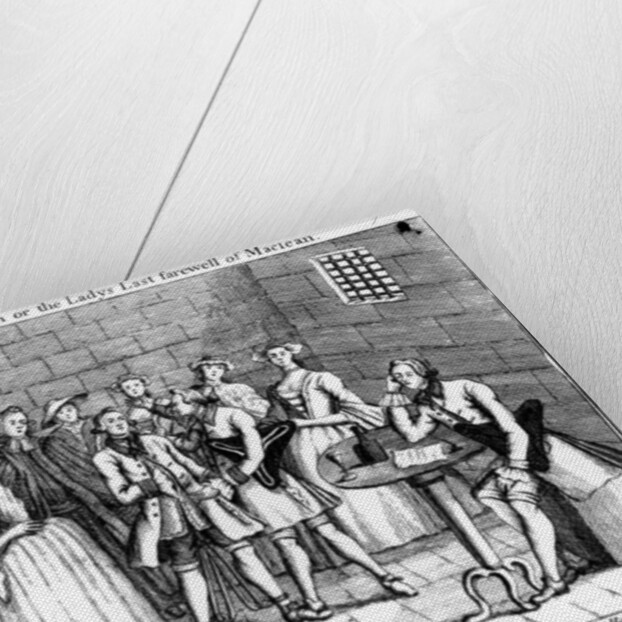 Newgate's Lamentation, or the Ladys Last farewell of Maclean by English School