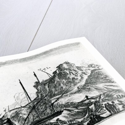 Plate 5 from 'Divers Embarquements', c.1640s by Stefano della Bella