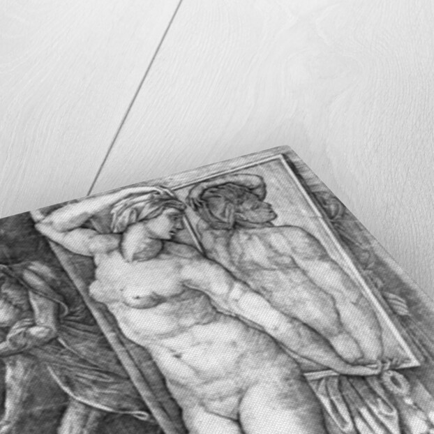 Nude looking at Herself in a Mirror by Michelangelo Buonarroti