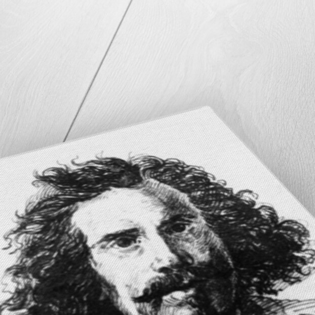 Portrait of Giovanni Lorenzo Bernini, print made by James Basire,1764 by Salvator (after) Rosa