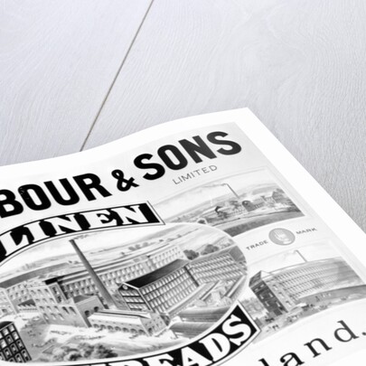 Advertisement for Wm. Barbour & Sons by Irish School