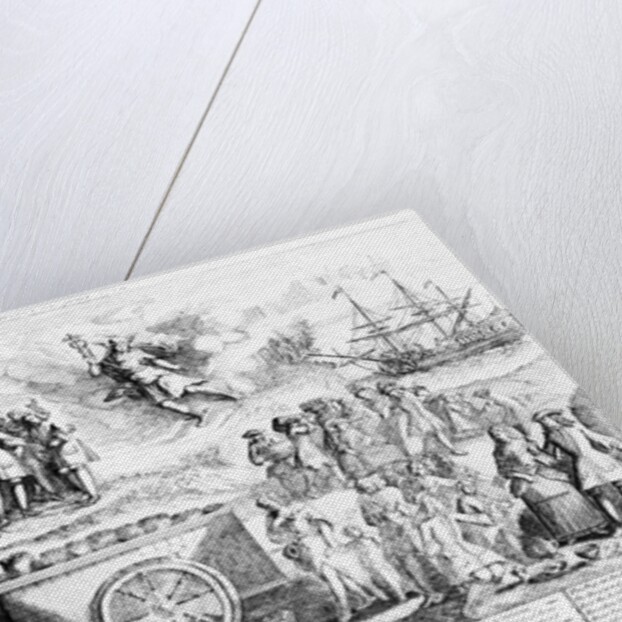 Wood's Halfpence, 1724 by Irish School