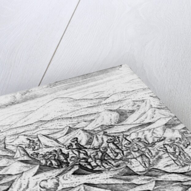 Clearing a path for an ice bound ship by Dutch School