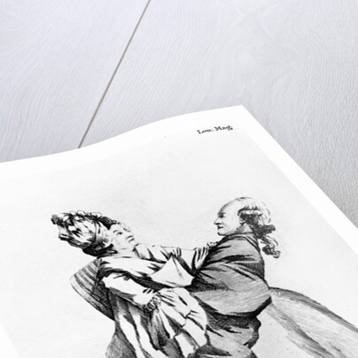 Mrs. Wright, published in the 'London Magazine', 1775 by English School