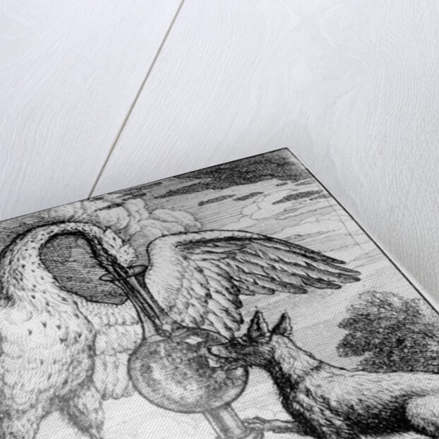 The Fox and the Stork by Francis Barlow