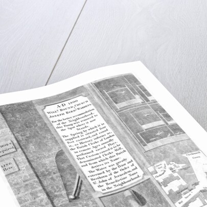 Clerks-Well, Clerkenwell, London, published 1822 by English School