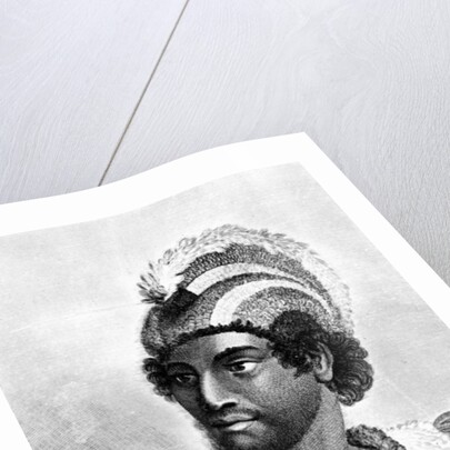 Portrait of Kaneena, a Chief of the Sandwich Islands in the North Pacific Ocean by John Webber