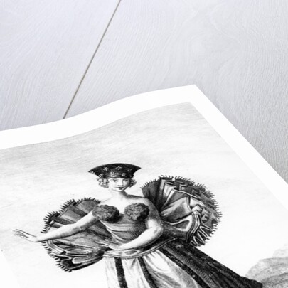 Habit of a Young Woman of Otaheite Dancing, c.1785 by John Webber