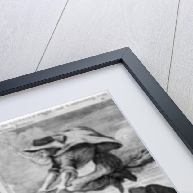 A True Draught of Eliz Canning, a satirical print on the story of Elizabeth Canning, 1753 by English School