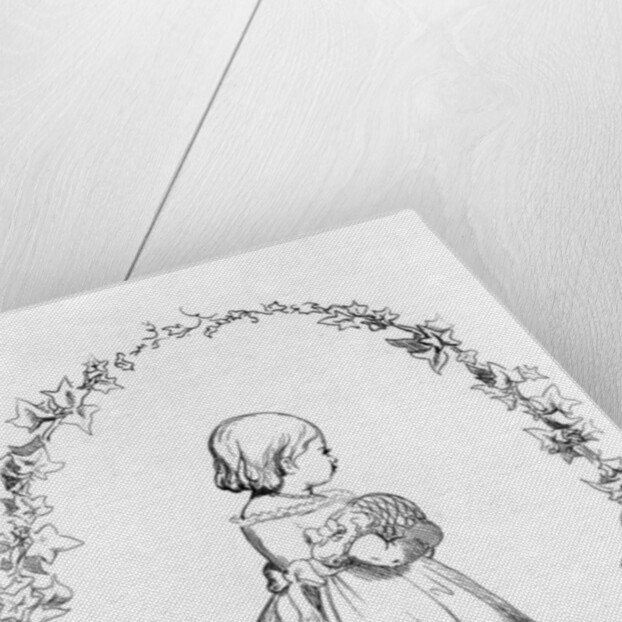 Victoria, The Princess Royal, engraved by Prince Albert, 1842 by Victoria Queen