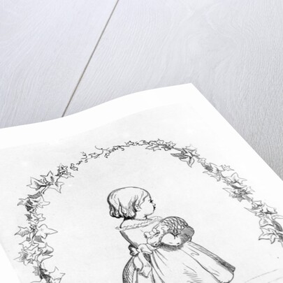 Victoria, The Princess Royal, engraved by Prince Albert, 1842 by Victoria Queen