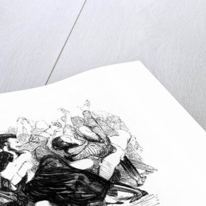 Le Bal Chicard, c.1840 by French School