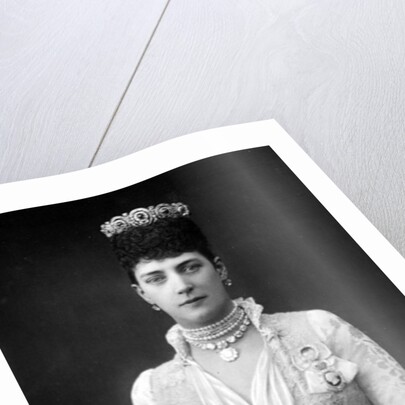Alexandra, Queen Consort of Edward VII of Great Britain, c.1890 by English Photographer