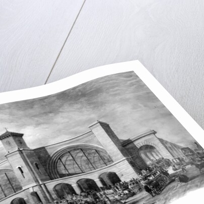 King's Cross Station, c.1852 by English School