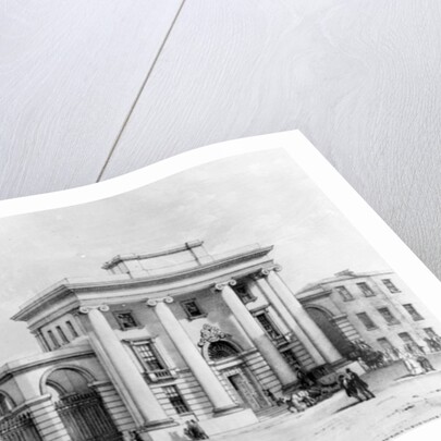 Entrance to Birmingham Station, 1838 by John Cooke Bourne