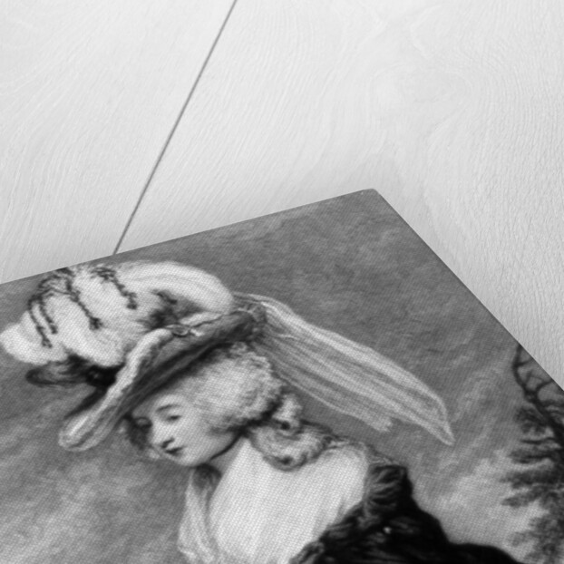 Lady Letitia Lade, mezzotint by Frederick Bromley, c.1785 by Joshua Reynolds