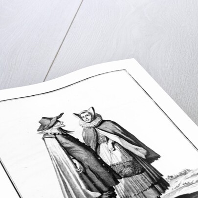 A Jewish Couple from the Frankfurter Judengasse, 1703 by Christoph Weigel