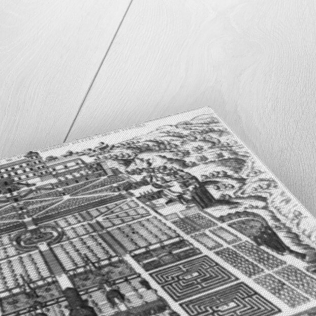 View of the Villa d'Este and Gardens, 1575 by Mario Cartaro