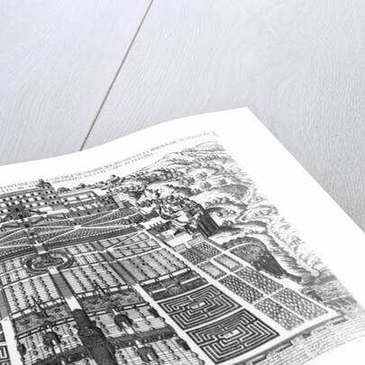 View of the Villa d'Este and Gardens, 1575 by Mario Cartaro