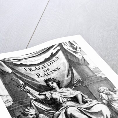 Title page to 'Tragedies de Racine' by Charles (after) Le Brun