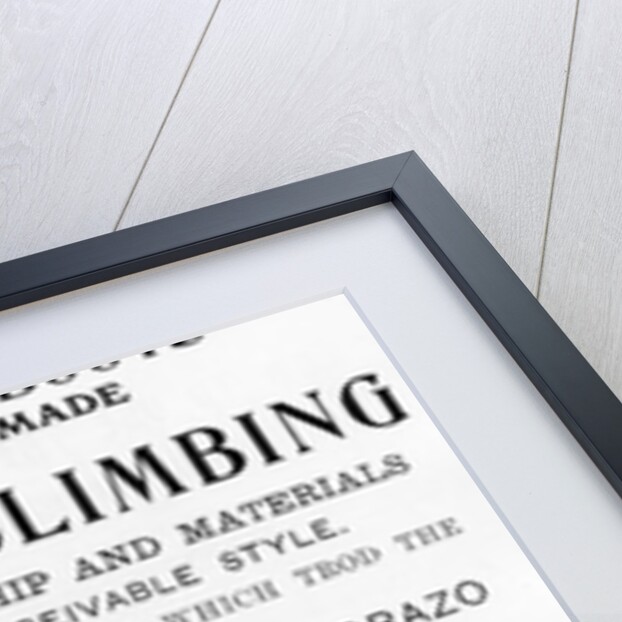 Advertisement for S. W. Norman Alpine Climbing Boots by English School