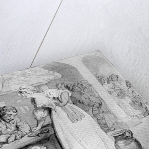 At the Cobblers by Thomas Rowlandson