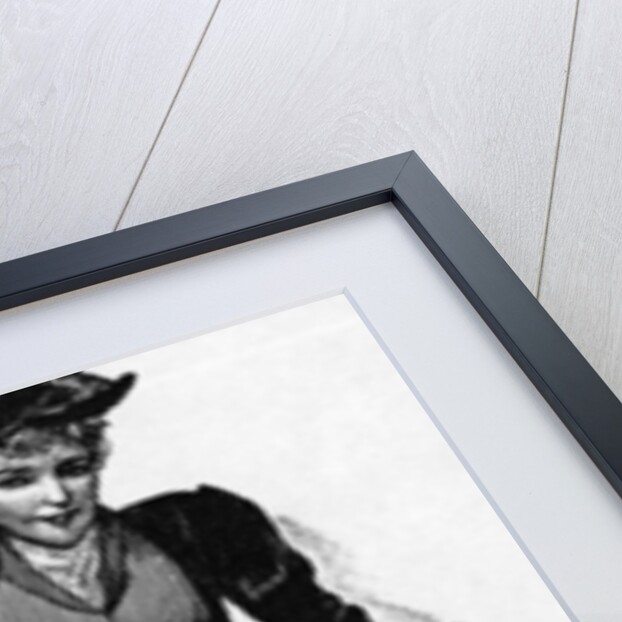 Bicycling Downhill by English School