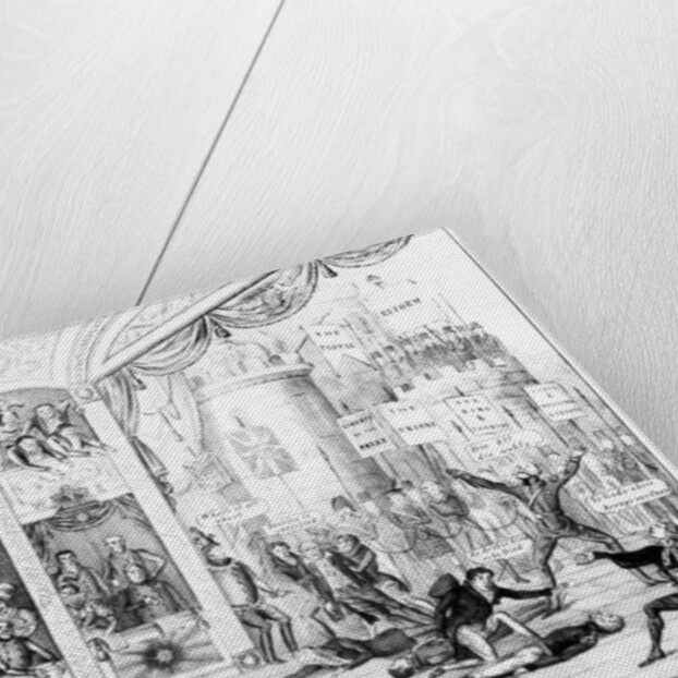 The Last Scene of the Triumph of Reform or the Fall of the Boro'mongers, 1832 by Charles Jameson Grant