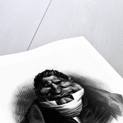 Pot-de-Naz, caricature from 'Le Charivari', May 2, 1833 by Honore Daumier