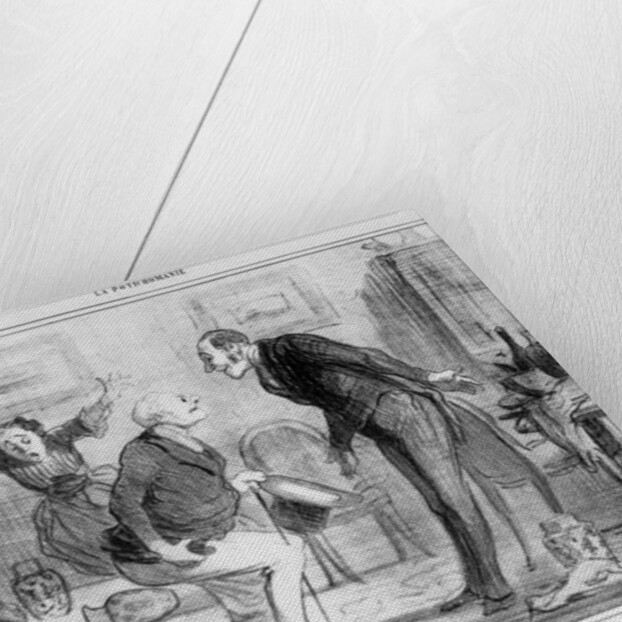 Oh heaven, my most beautiful vase.... my most valuable possession in this world by Honore Daumier