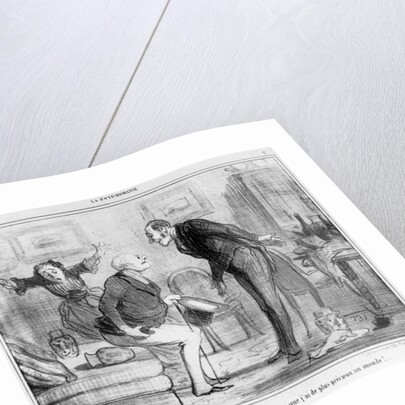 Oh heaven, my most beautiful vase.... my most valuable possession in this world by Honore Daumier