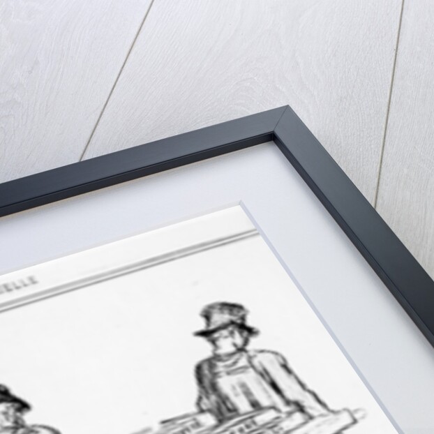 The Funeral March by Honore Daumier