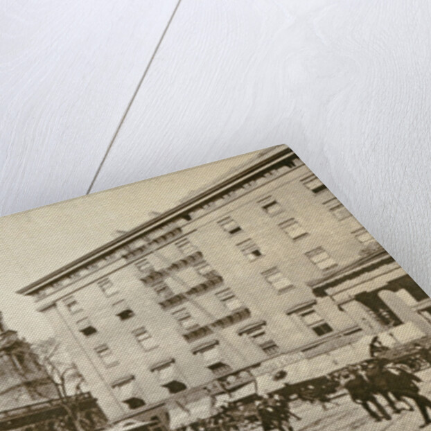 St Paul's Chapel and the Astor House, off City Hall Park, New York City, 1892 by American Photographer