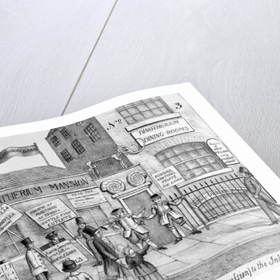 The Dinotherium Dining Rooms of Highbury Grove, 1846. by English School