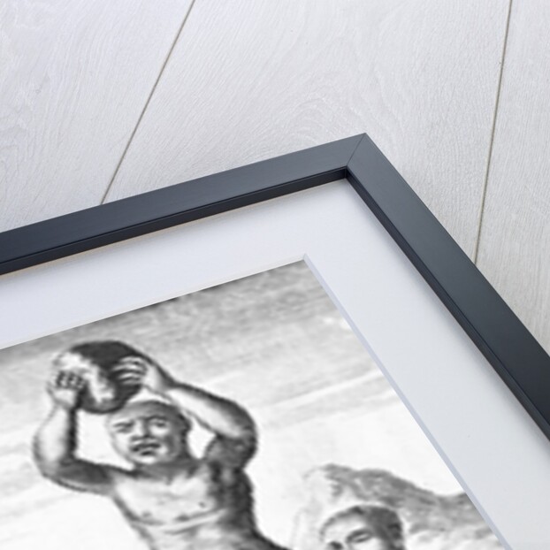 Chinese Mendians performing self-inflicting acts, 1664 by French School