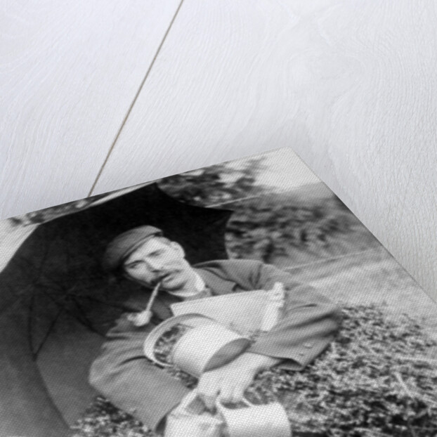 Man with Pipe, 19th Century by English Photographer