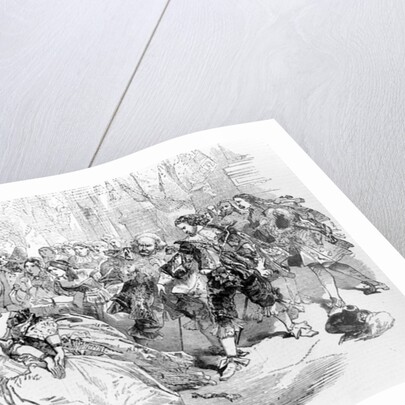 Scene from Verdi's Opera 'La Triviata' at Her Majesty's Theatre, 1856 by English School