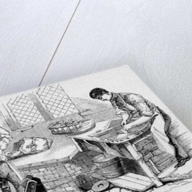 A day at the Royal Porcelain works, Worcester, 1843 by English School