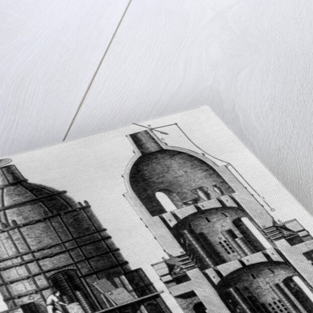 Kiln for baking Sevres porcelain, 1882 by French School