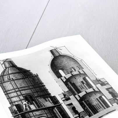 Kiln for baking Sevres porcelain, 1882 by French School