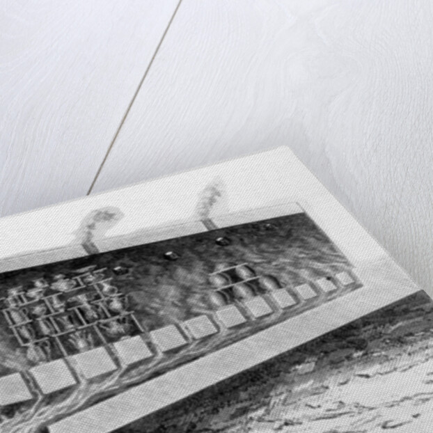 Wood kiln for baking ceramics, 1882 by French School